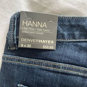 Denver Hayes Hanna High-Rise Jeans - Dark Blue BNWT